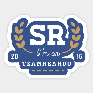 I'm on TEAMREARDO - SR Sticker